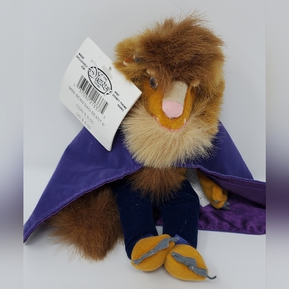 VINTAGE DISNEY STORE MINI BEAN BAG PLUSH COLLECTIBLE MIXED LOT GOOFY BEAST BUGS - Picture 6 of 13